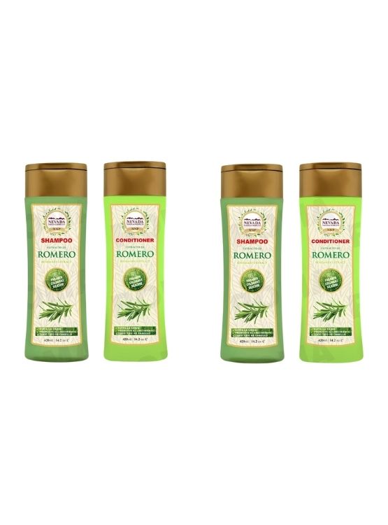 PACK 2 PACK SHAMPOO + ACONDICIONADOR EXTRACTO DE ROMERO 420ML NEVADA - 1