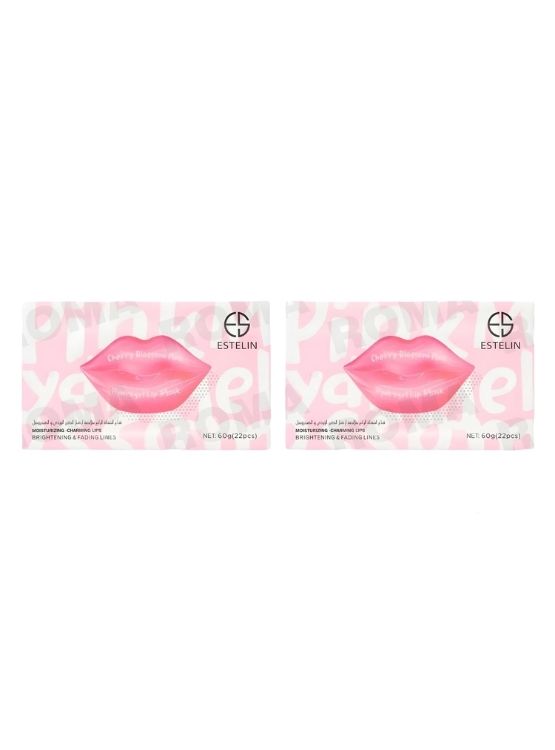 PACK 2 MASCARILLA EN HIDROGEL CHERRY BLOSSOM PINK 22PCS ESTELIN - 1