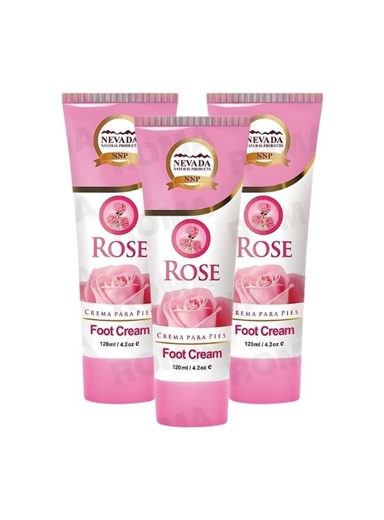 PACK 3 CREMA DE ROSAS PARA PIES 120ML NEVADA - 1