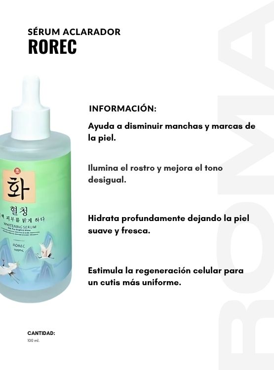 SÉRUM ACLARADOR ROREC 100ML - 2