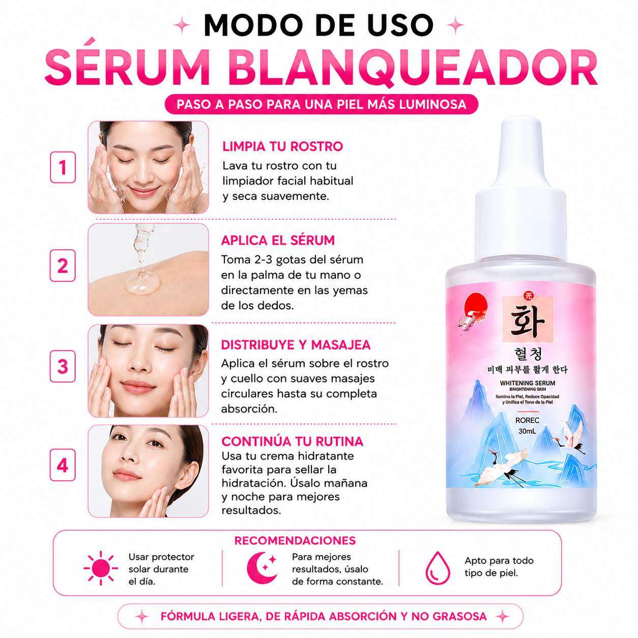 SÉRUM BLANQUEADOR ROREC 30ML - 3