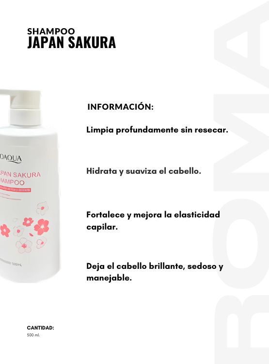 SHAMPOO JAPAN SAKURA 500ML BIOAQUA - 2