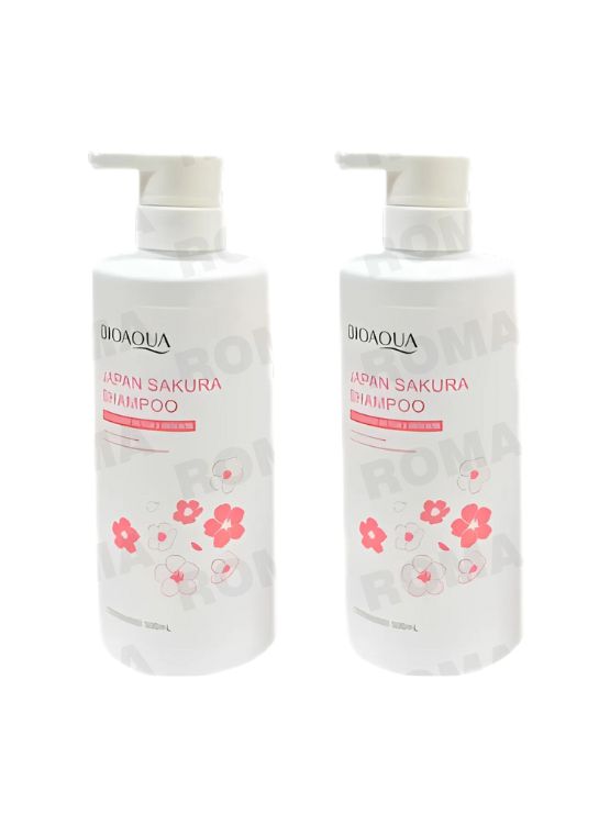 PACK 2 SHAMPOO JAPAN SAKURA 500ML BIOAQUA - 1