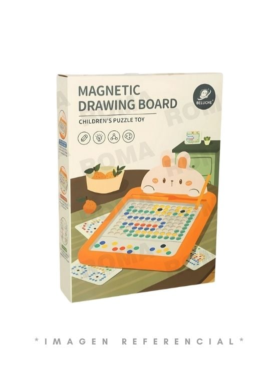 TABLERO MAGNÉTICO DE DIBUJO JUEGO DIDÁCTICO - 1