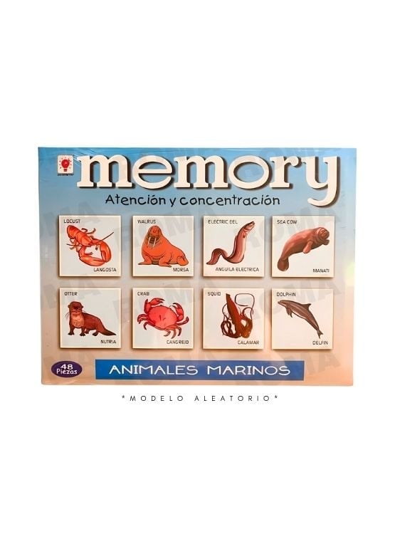 JUEGO DE MEMORIA 48 PIEZAS JUEGO DIDÁCTICO - 1