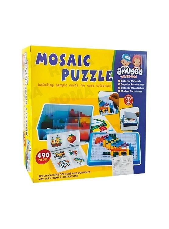 PUZZLE MOSAICO DIDÁCTICO 490 PIEZAS - 1