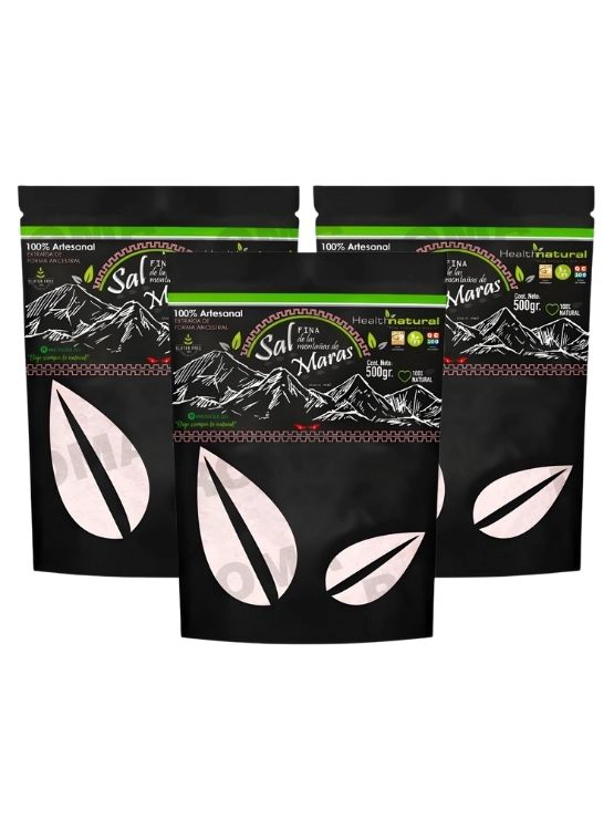 PACK 3 SAL DE MARAS FINA 500G HEALTHNATURAL - 1