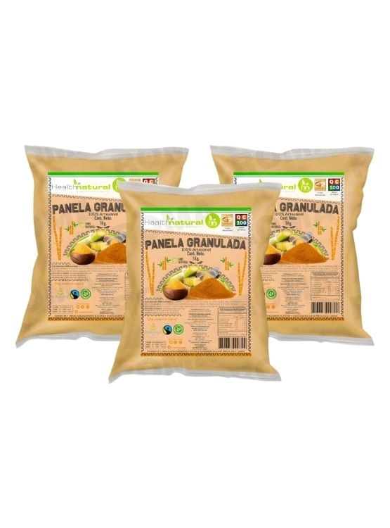 PACK 3 PANELA GRANULADA 1KG HEALTHNATURAL - 1