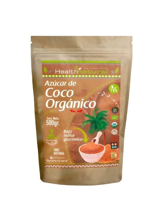 AZÚCAR DE COCO ORGÁNICO 500G HEALTHNATURAL - 1