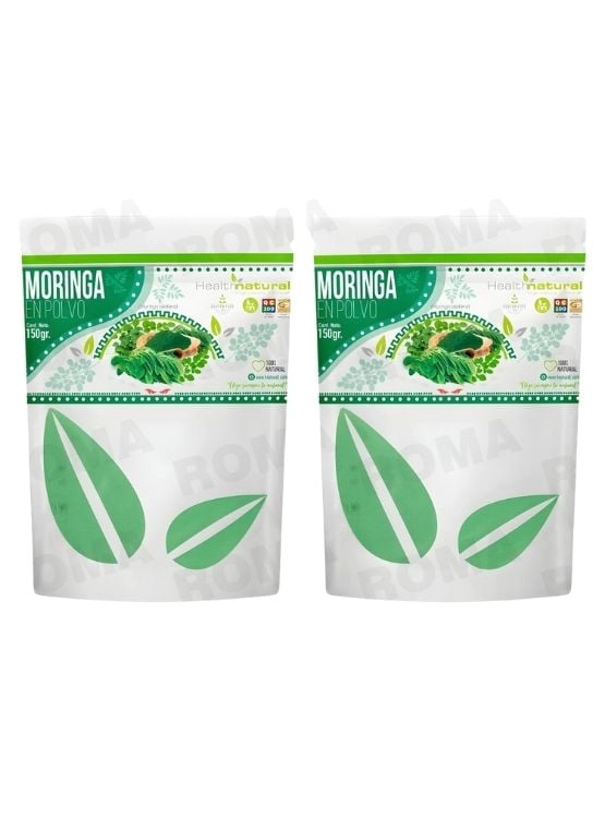 PACK 2 MORINGA EN POLVO 150G HEALTHNATURAL - 1