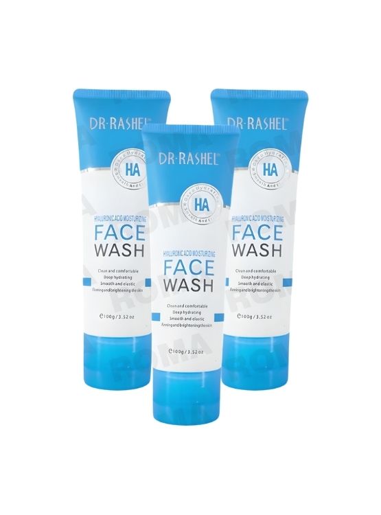 PACK 3 LIMPIADOR FACIAL ÁCIDO HIALURÓNICO 100G DR RASHEL - 1