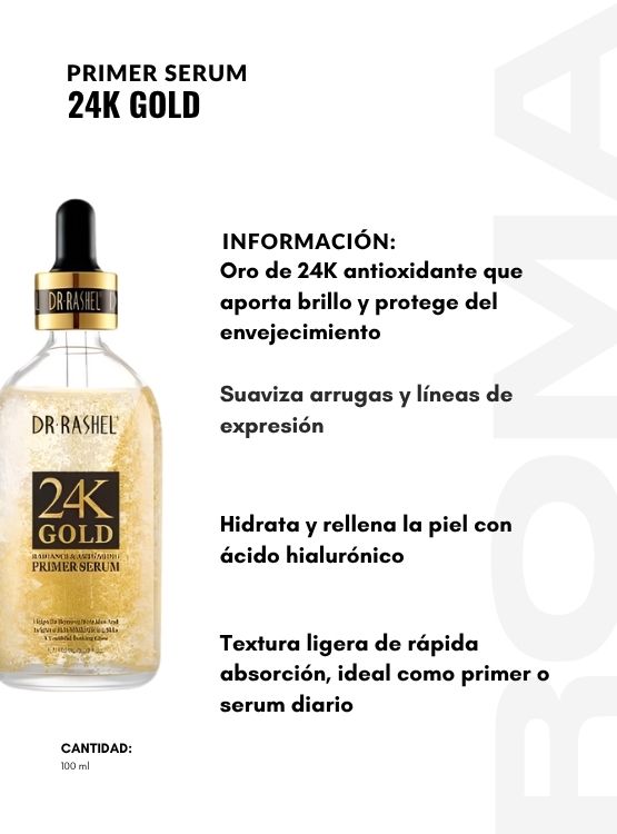 PRIMER SERUM 24K GOLD 100ML DR RASHEL - 2