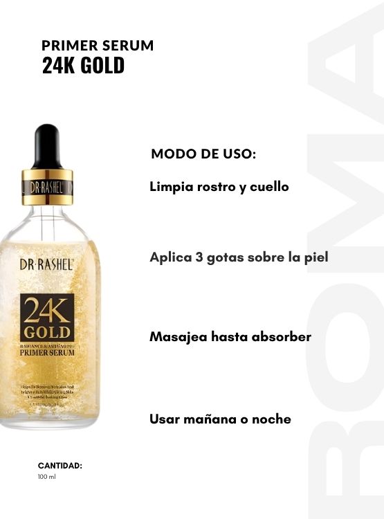 PRIMER SERUM 24K GOLD 100ML DR RASHEL - 3
