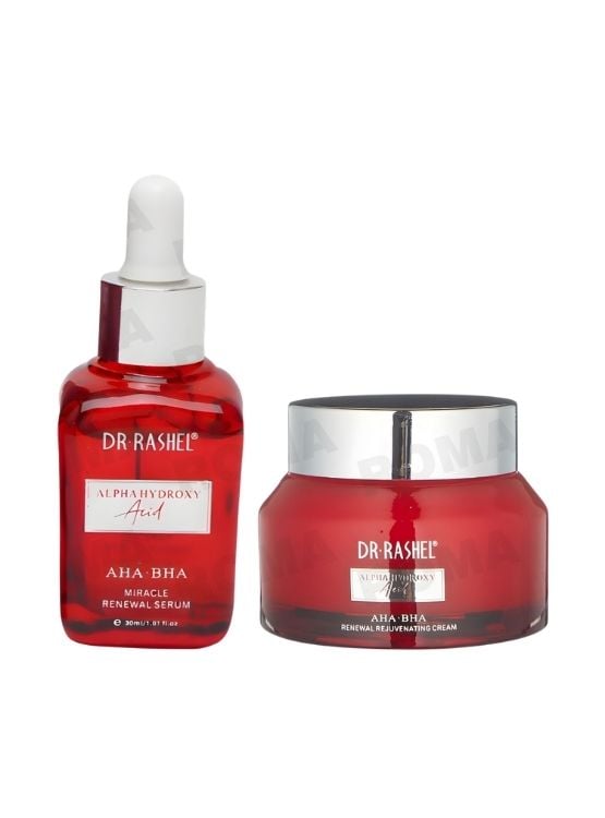 SET FACIAL ALPHA HYDROXY ACID SERUM Y CREMA DR RASHEL - 1