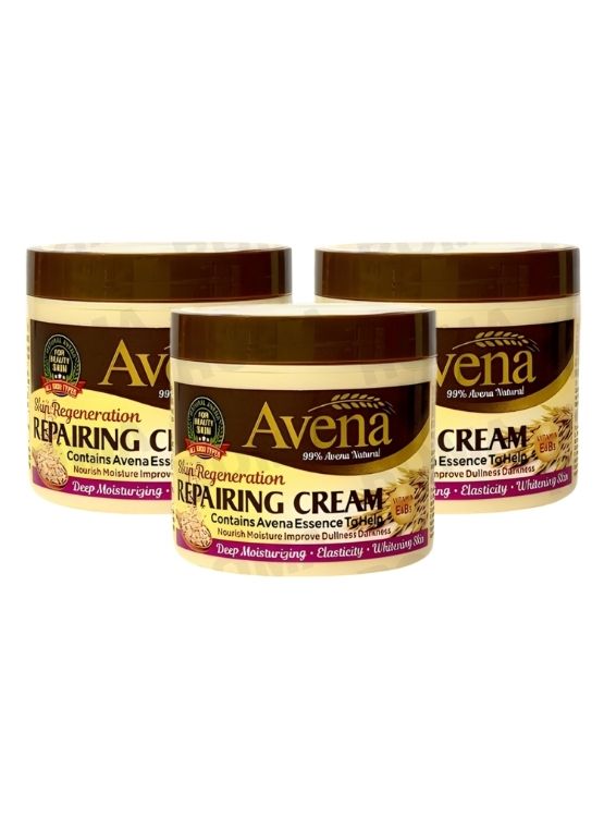 PACK 3 CREMA FACIAL HIDRATANTE AVENA 115G WOKALI - 1