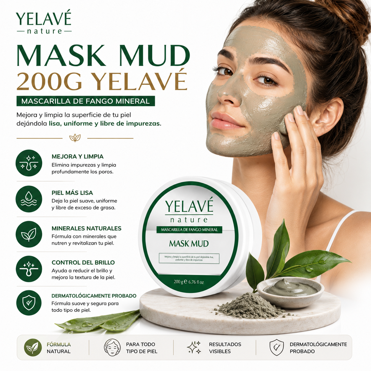 MASK MUD 200G YELAVÉ - 2