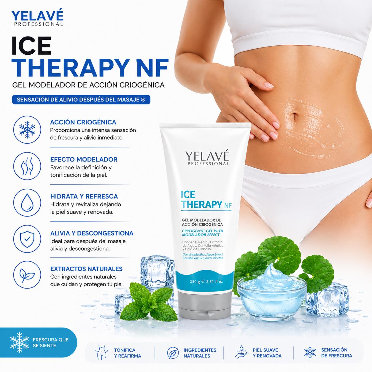 ICE THERAPY NF 250G YELAVÉ - 2