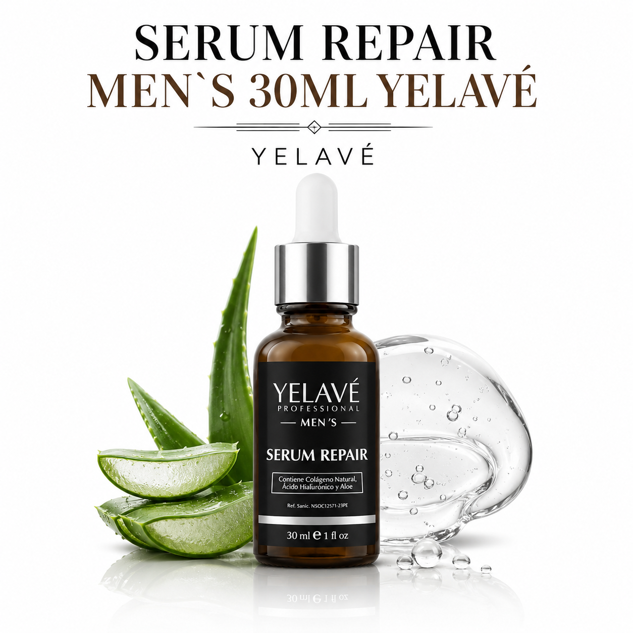 SERUM REPAIR MEN`S 30ML YELAVÉ - 1