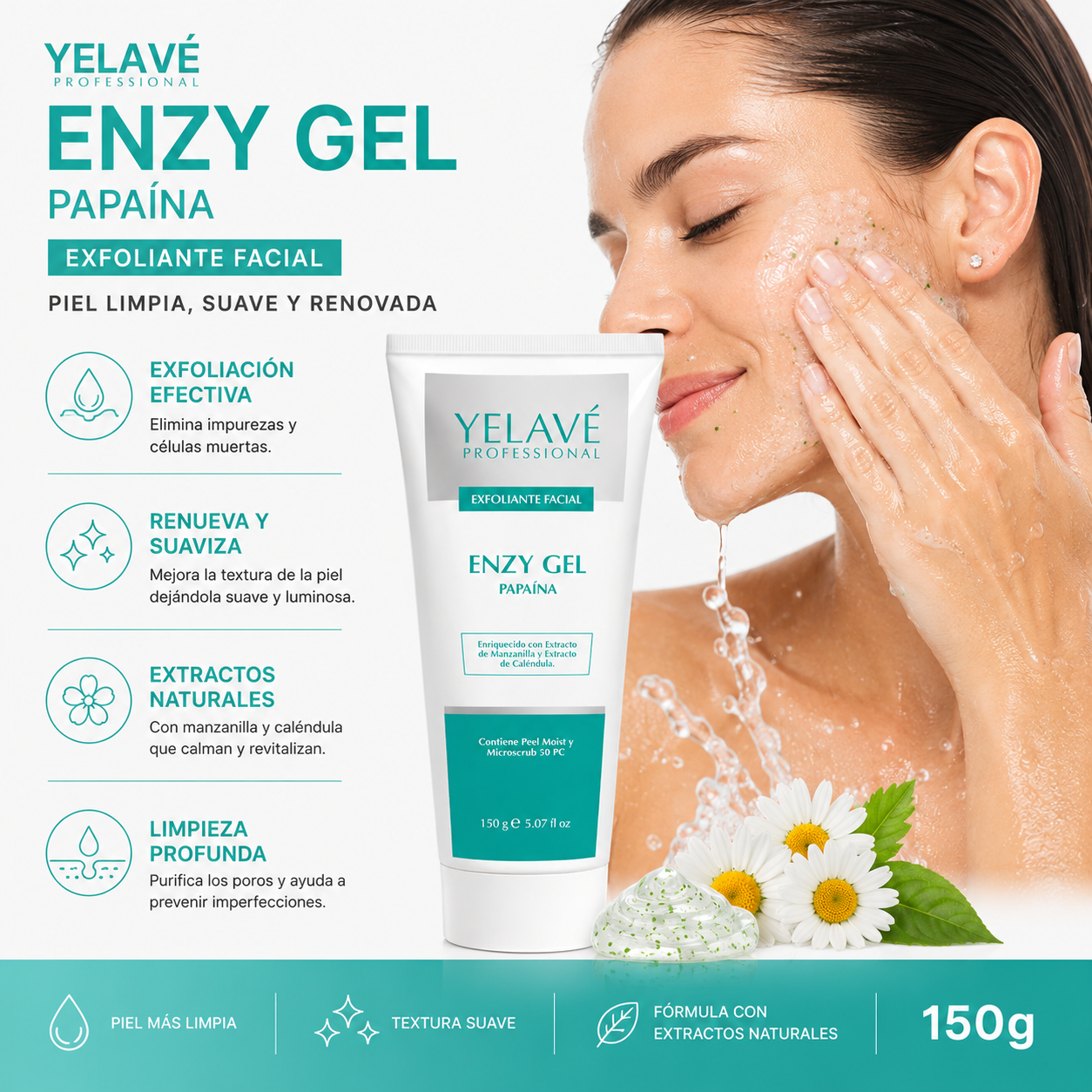 ENZY GEL 150G YELAVÉ - 2