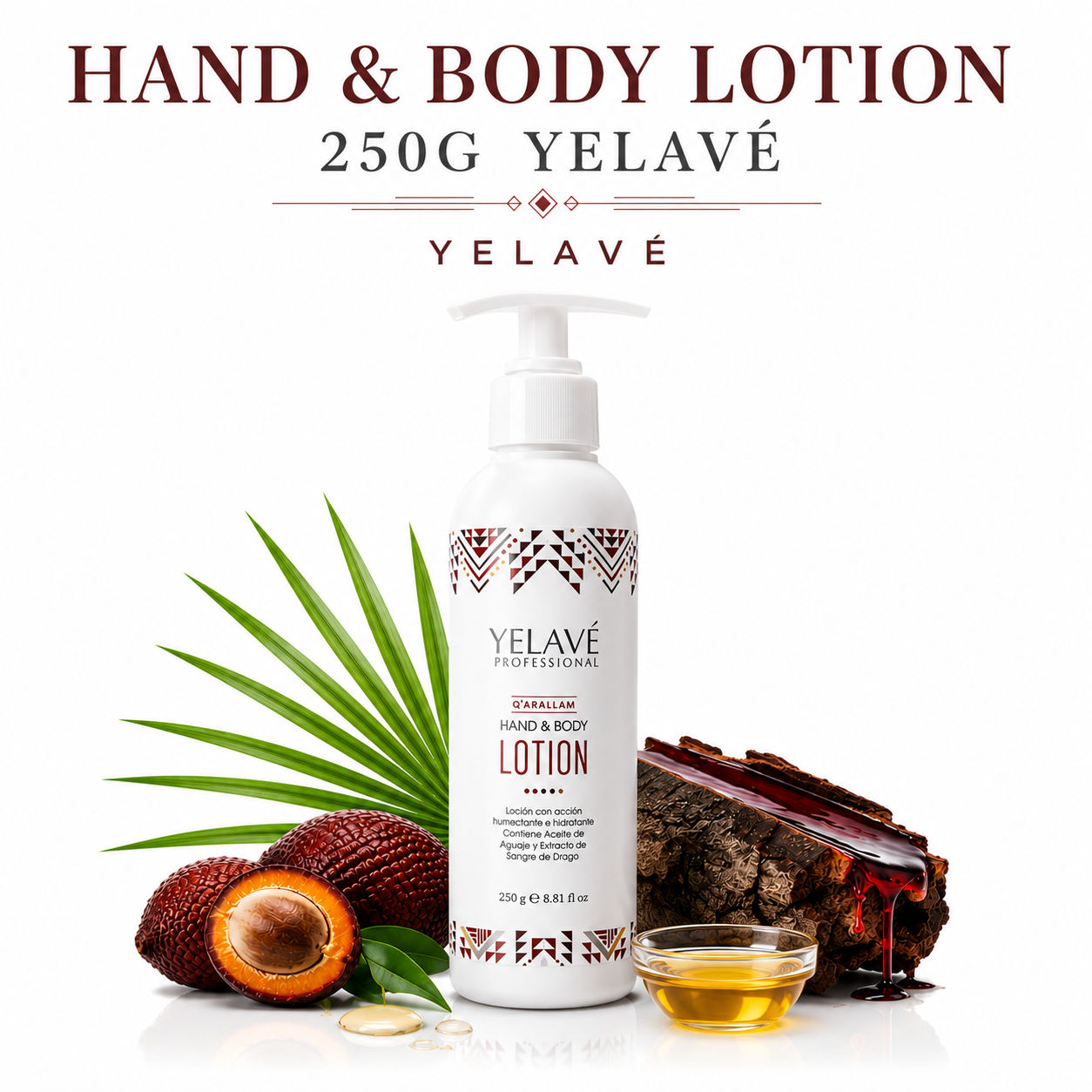 HAND Y BODY LOTION 250G YELAVÉ - 1