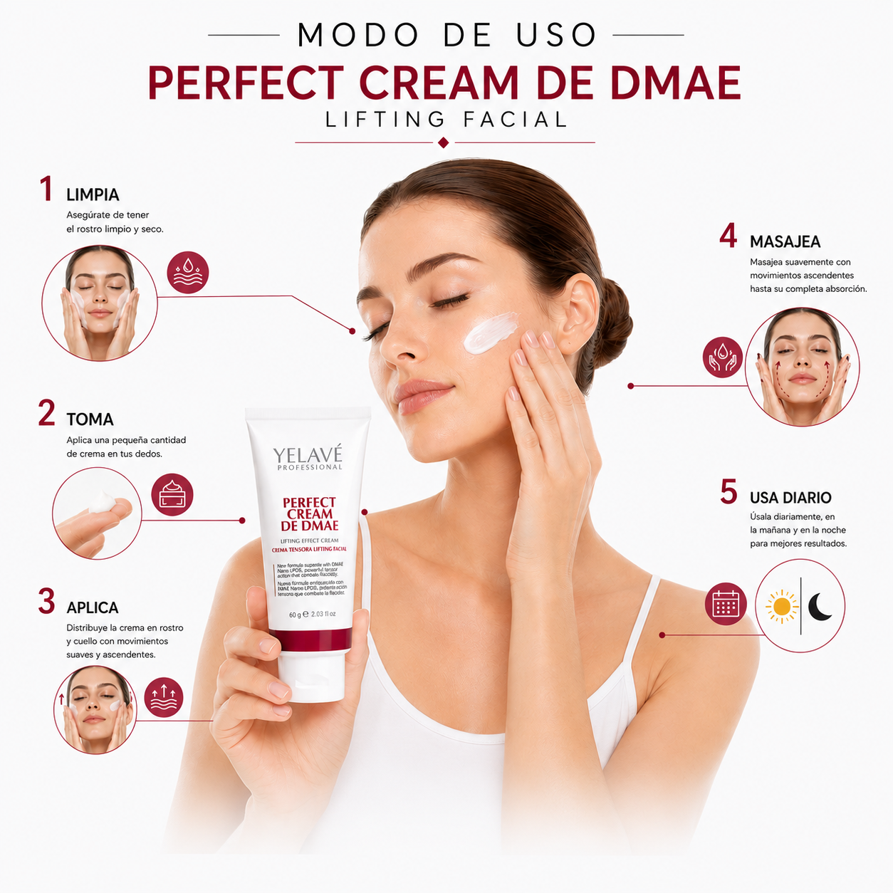 PERFECT CREAM DE DMАЕ 60G YELAVÉ - 3