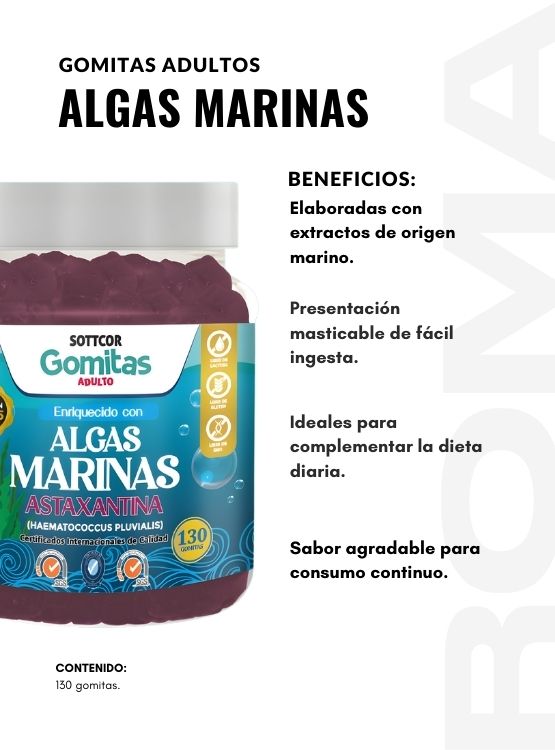 PACK 2 GOMITAS DE ALGAS MARINAS130UND SOTTCOR - 2