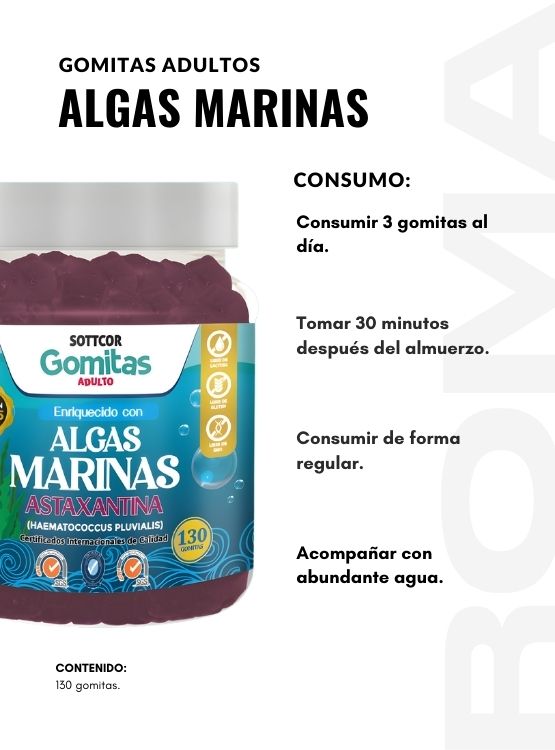 PACK 2 GOMITAS DE ALGAS MARINAS130UND SOTTCOR - 3