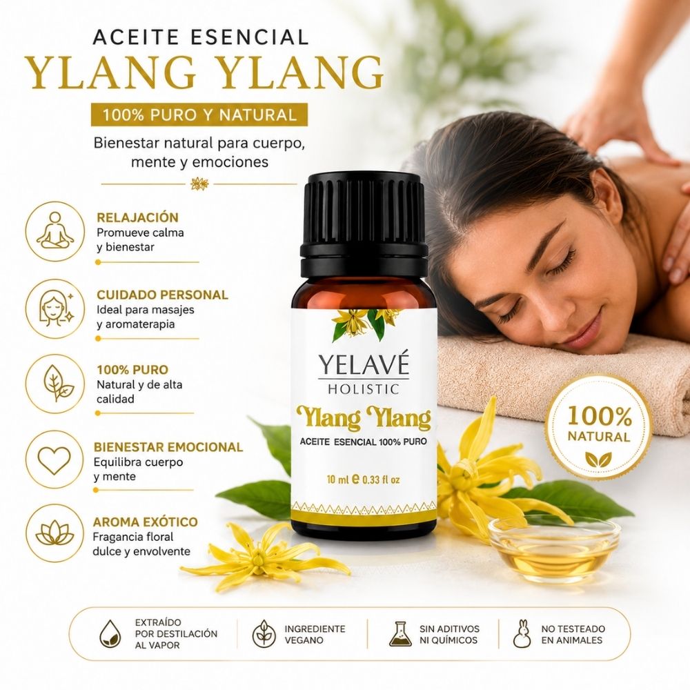 ACEITE ESENCIAL YLANG YLANG 10ML YELAVÉ - 2