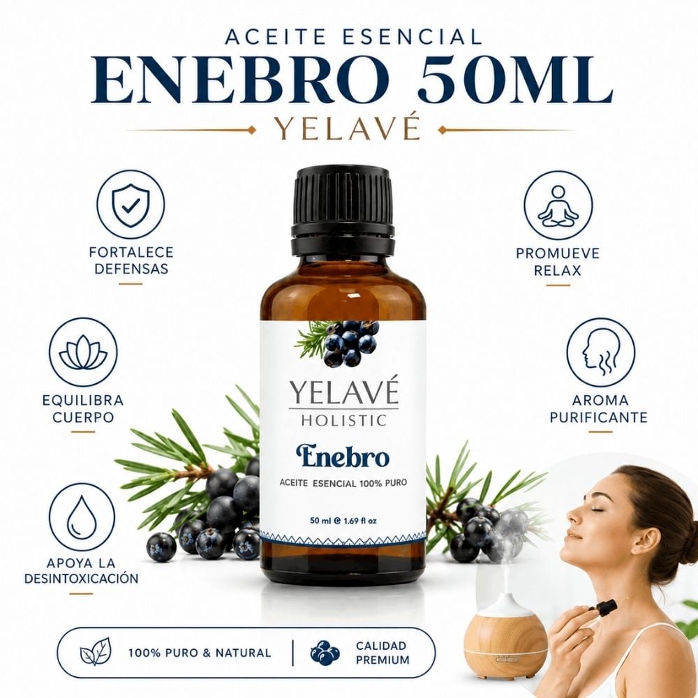 ACEITE ESENCIAL ENEBRO 50ML YELAVÉ - 2