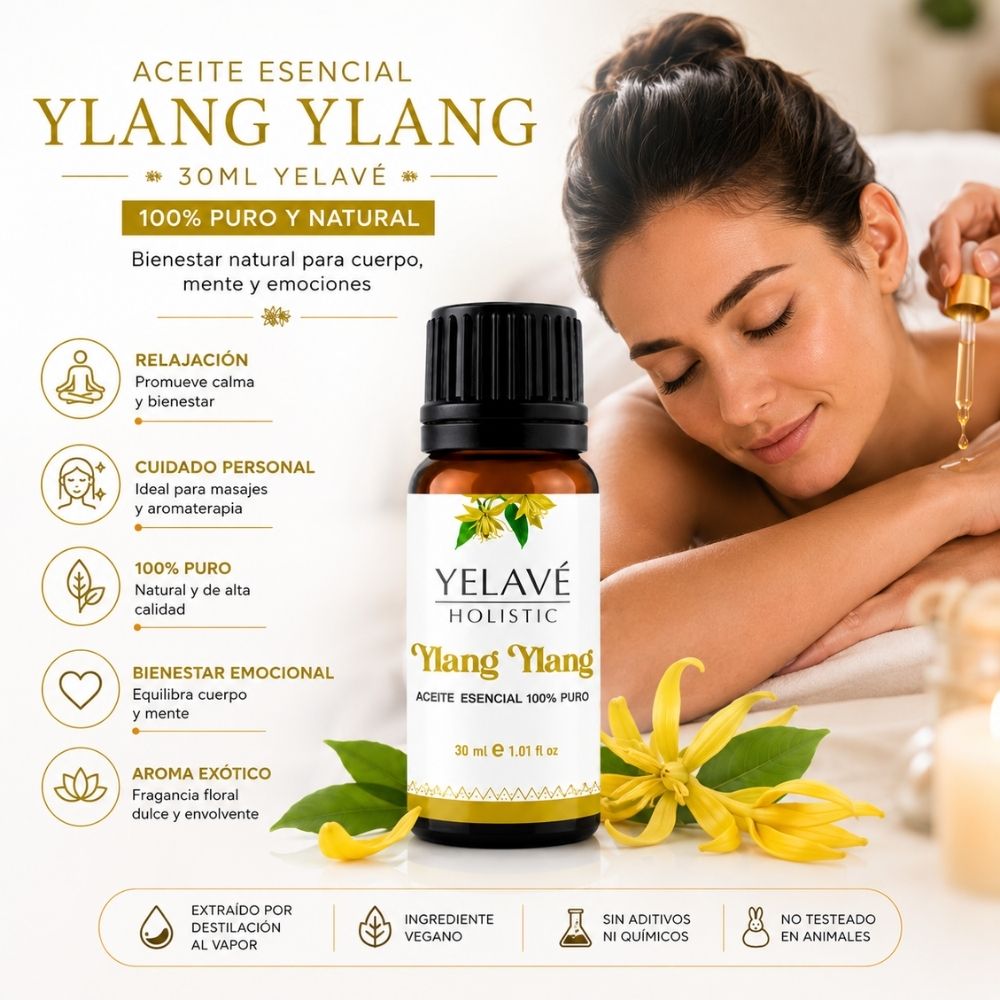 ACEITE ESENCIAL YLANG YLANG 30ML YELAVÉ - 2
