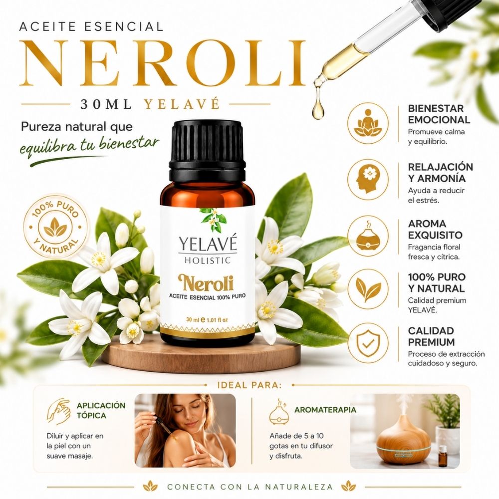ACEITE ESENCIAL NEROLI 30ML YELAVÉ - 2