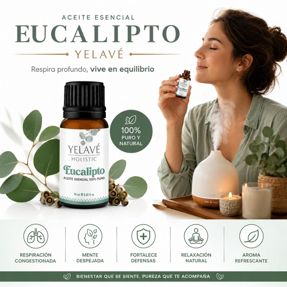 ACEITE ESENCIAL EUCALIPTO 10ML YELAVÉ - 2