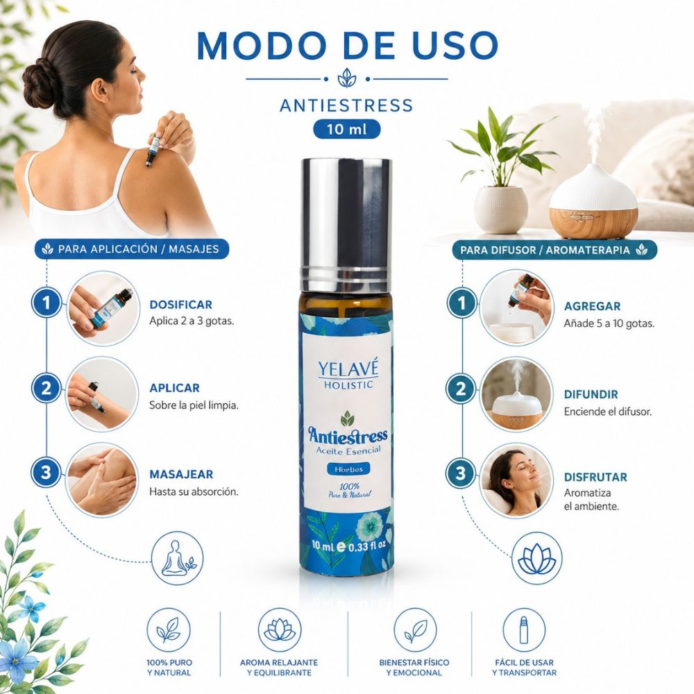 BLEND DE ACEITE ANTIESTRESS 10ML YELAVÉ - 3