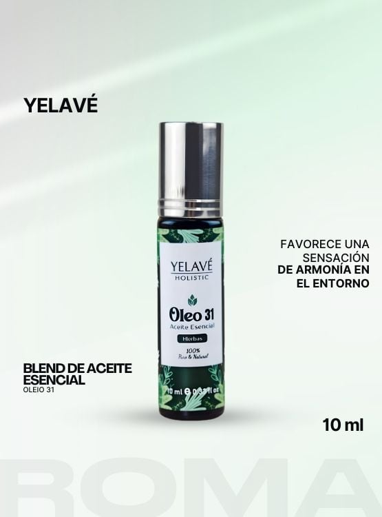 BLEND DE ACEITE ESENCIAL OLEO 31 10ML YELAVÉ - 1