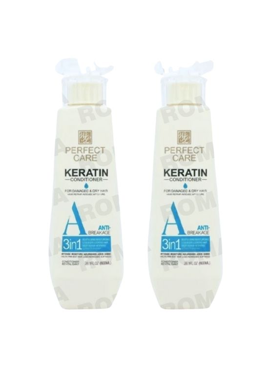 PACK 2 ACONDICIONADOR KERATINA 3 EN 1 800ML PERFECT CARE - 1