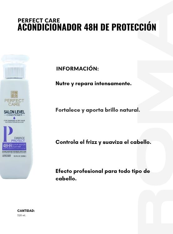 ACONDICIONADOR 48H DE PROTECCIÓN 520ML PERFECT CARE - 2
