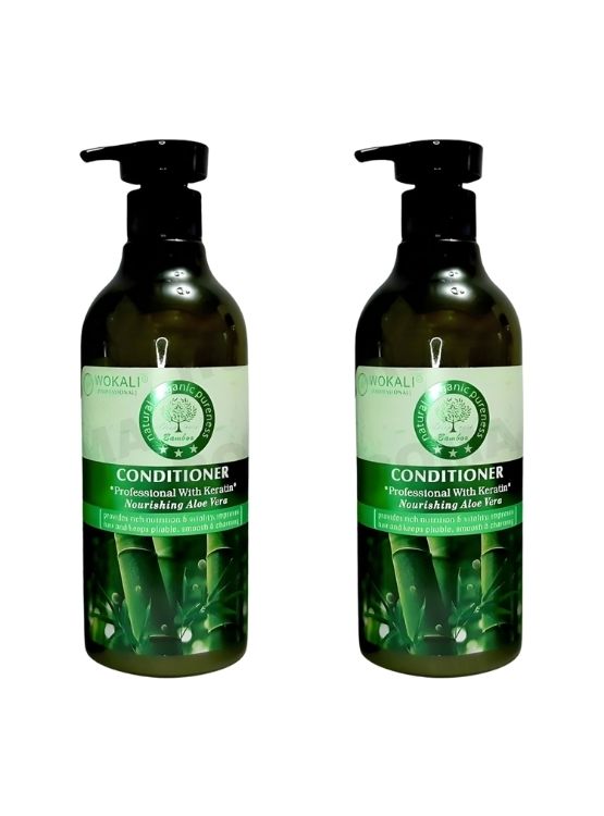 PACK 2 ACONDICIONADOR DE BAMBÚ 550ML WOKALI - 1