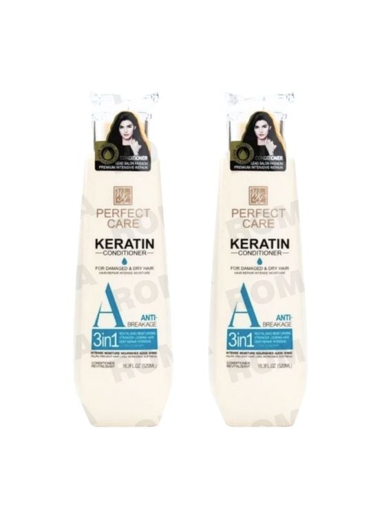 PACK 2 ACONDICIONADOR KERATINA 3 EN 1 520ML PERFECT CARE - 1