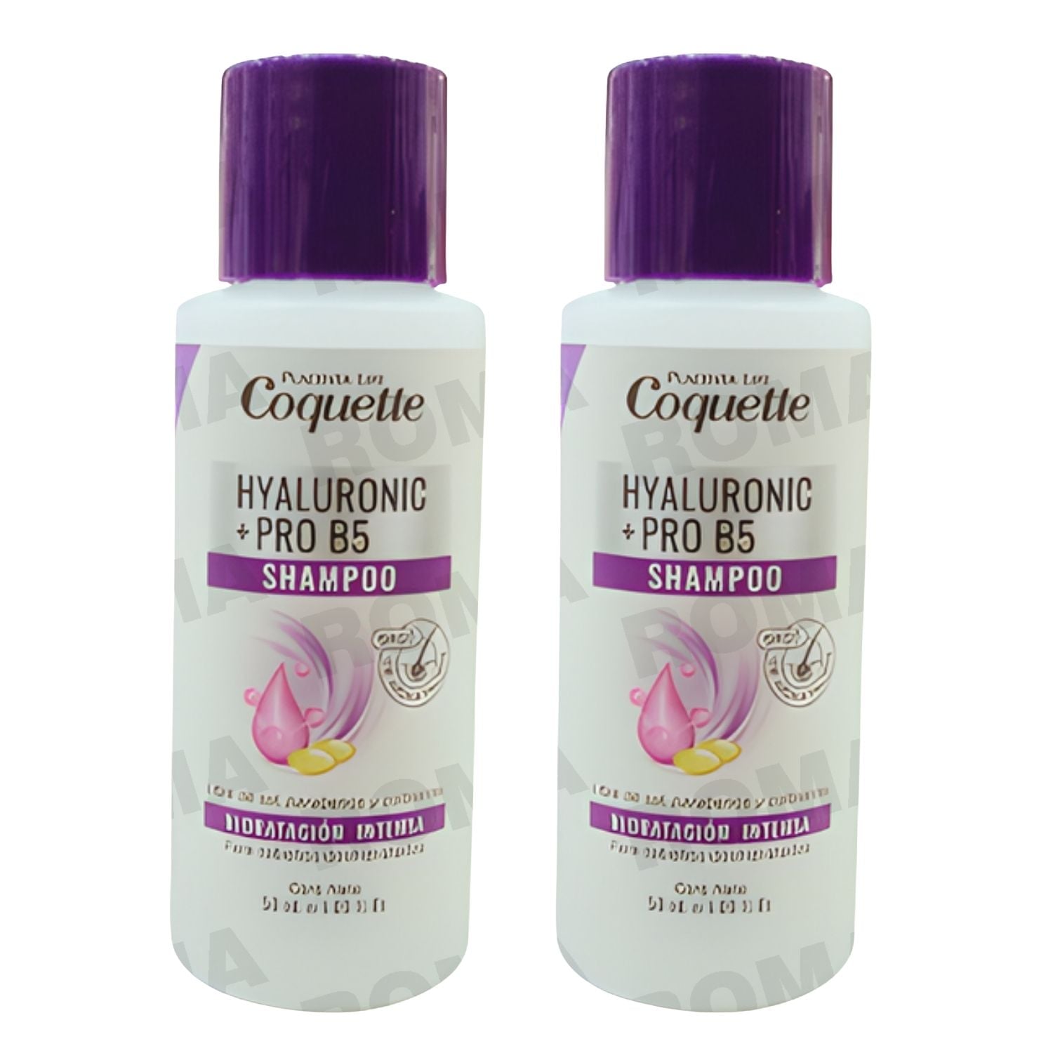 PACK 2 COQUETTE SHAMPOO HYALURONIC 50ML PLACENTA LIFE - 1