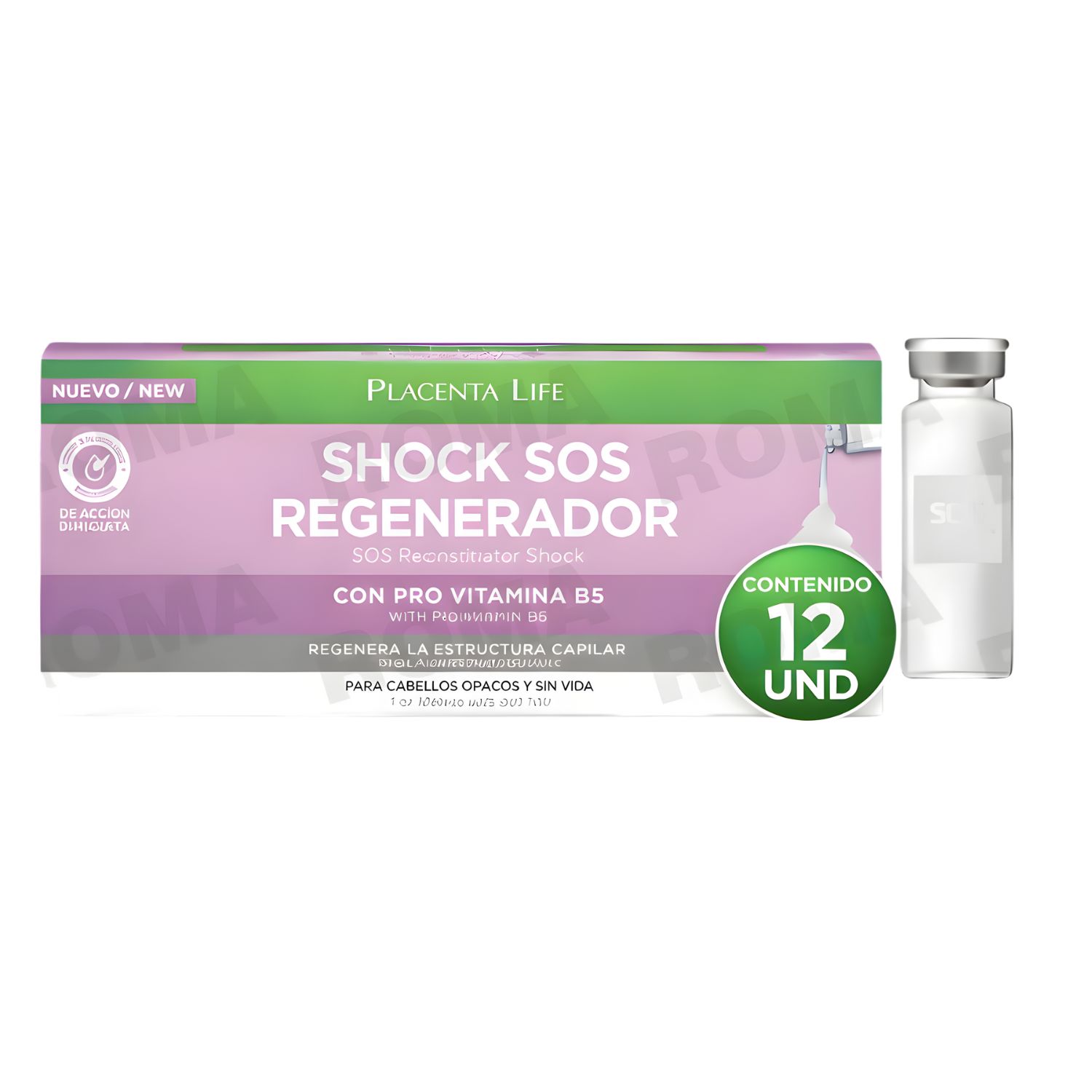 SHOCK SOS REGENERADOR 15ML PLACENTA LIFE - 1
