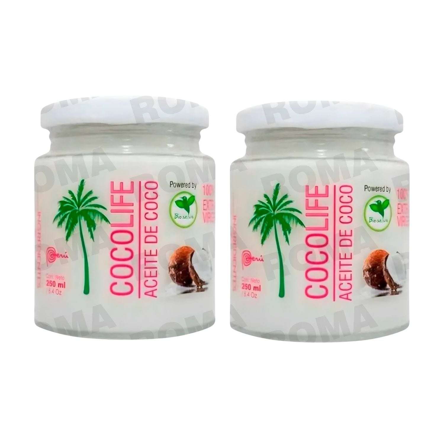PACK 2 ACEITE DE COCO 250ML BIOSELVA - 1