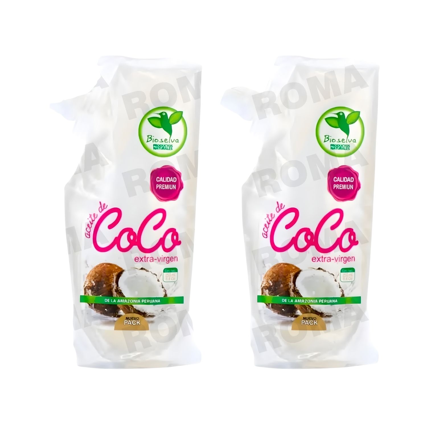 PACK 2 ACEITE DE COCO DOYPACK 250ML BIOSELVA - 1