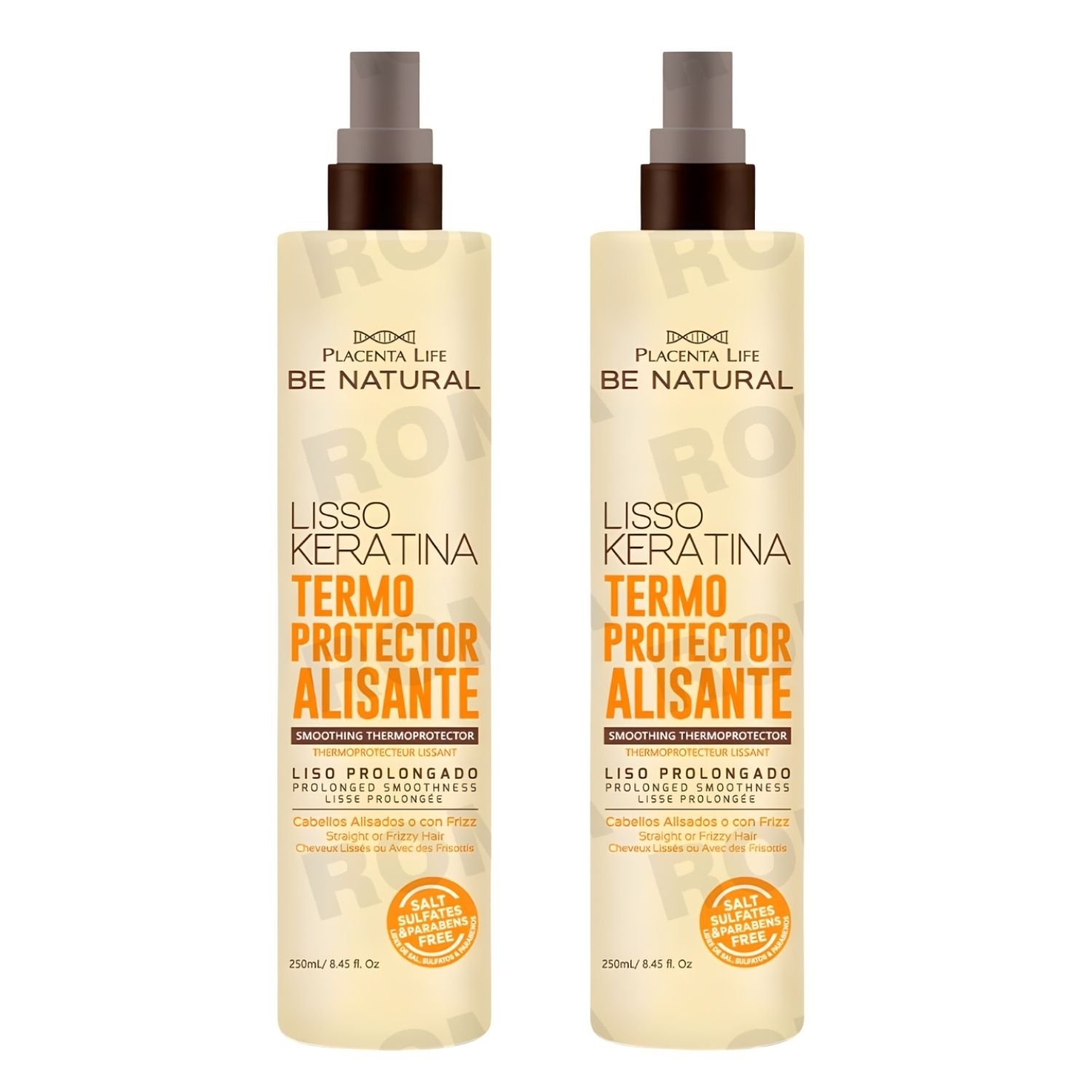 PACK 2 TERMO PROTECTOR ALISANTE 250ML PLACENTA LIFE - 1