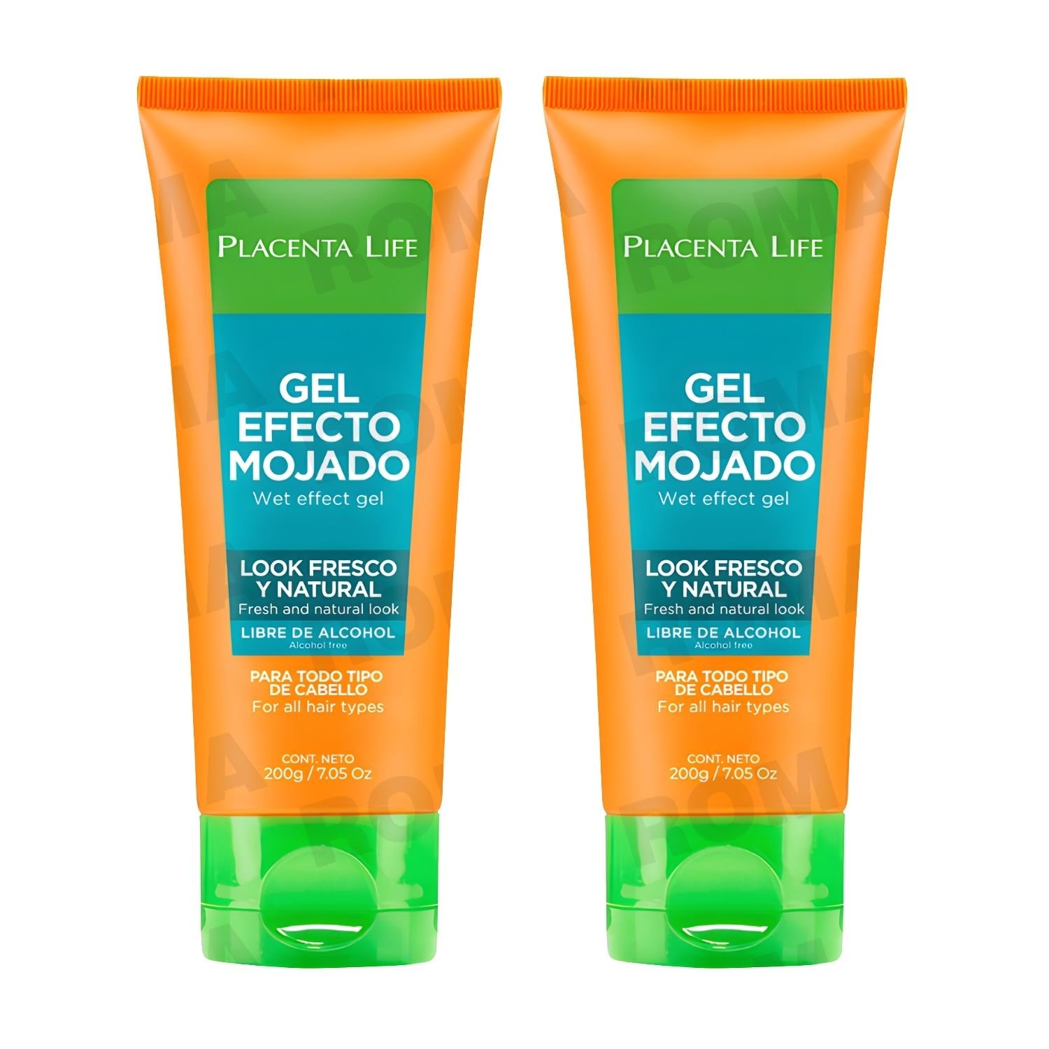 PACK 2 GEL EFECTO MOJADO 200ML PLACENTA LIFE - 1