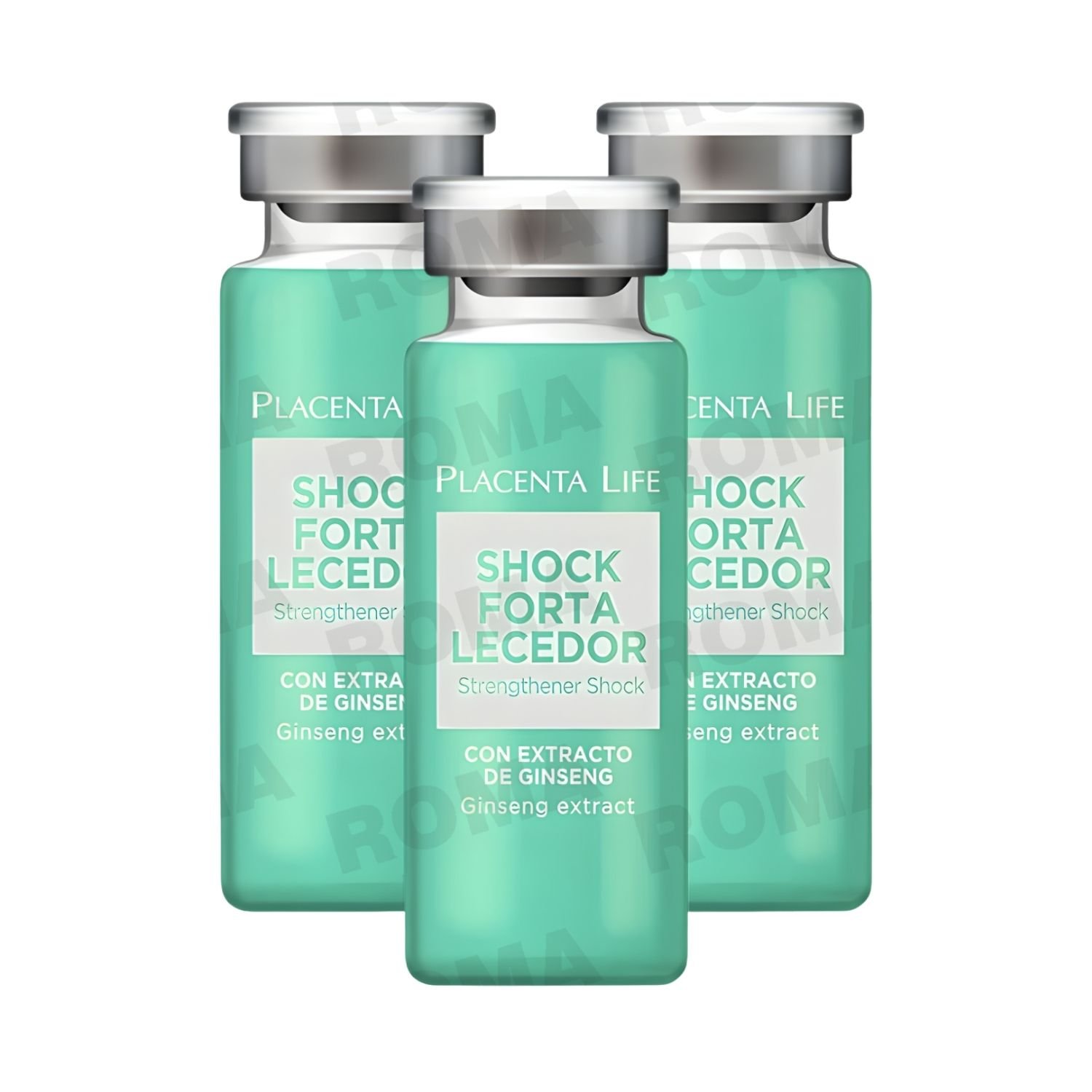 PACK 3 SHOCK FORTALECEDOR 15ML PLACENTA LIFE - 1