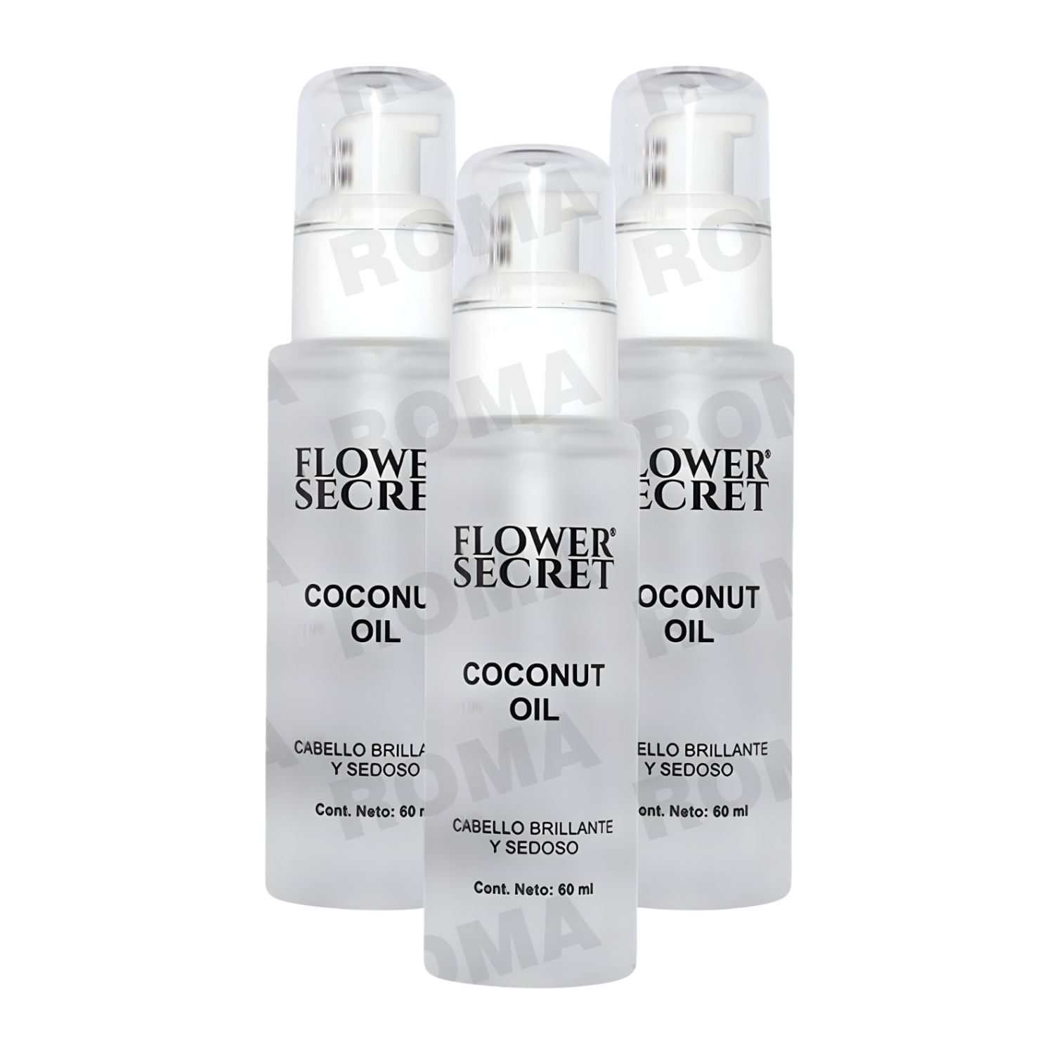 PACK 3 ACEITE DE COCO 60ML FLOWER SECRET - 1