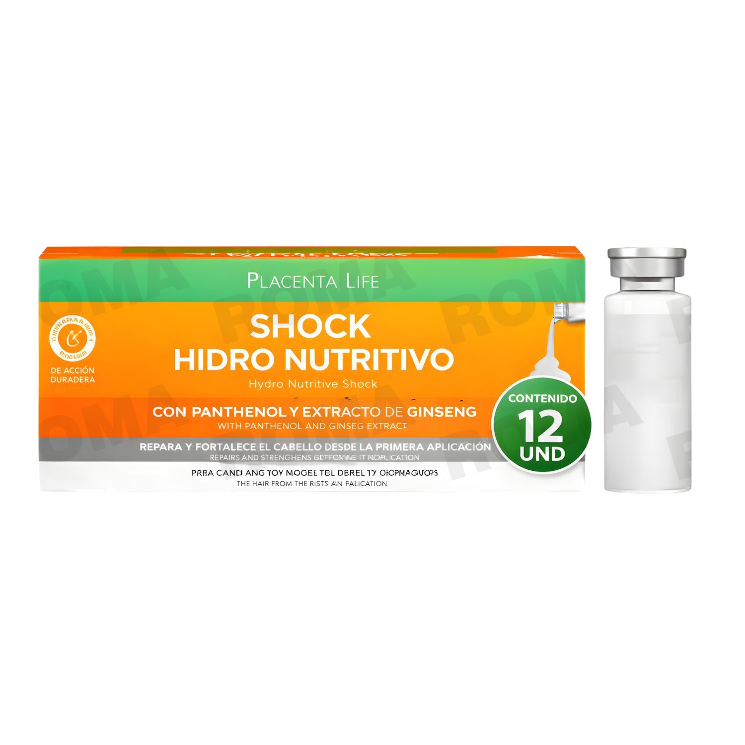 SHOCK HIDRO NUTRITIVO 15ML PLACENTA LIFE - 1