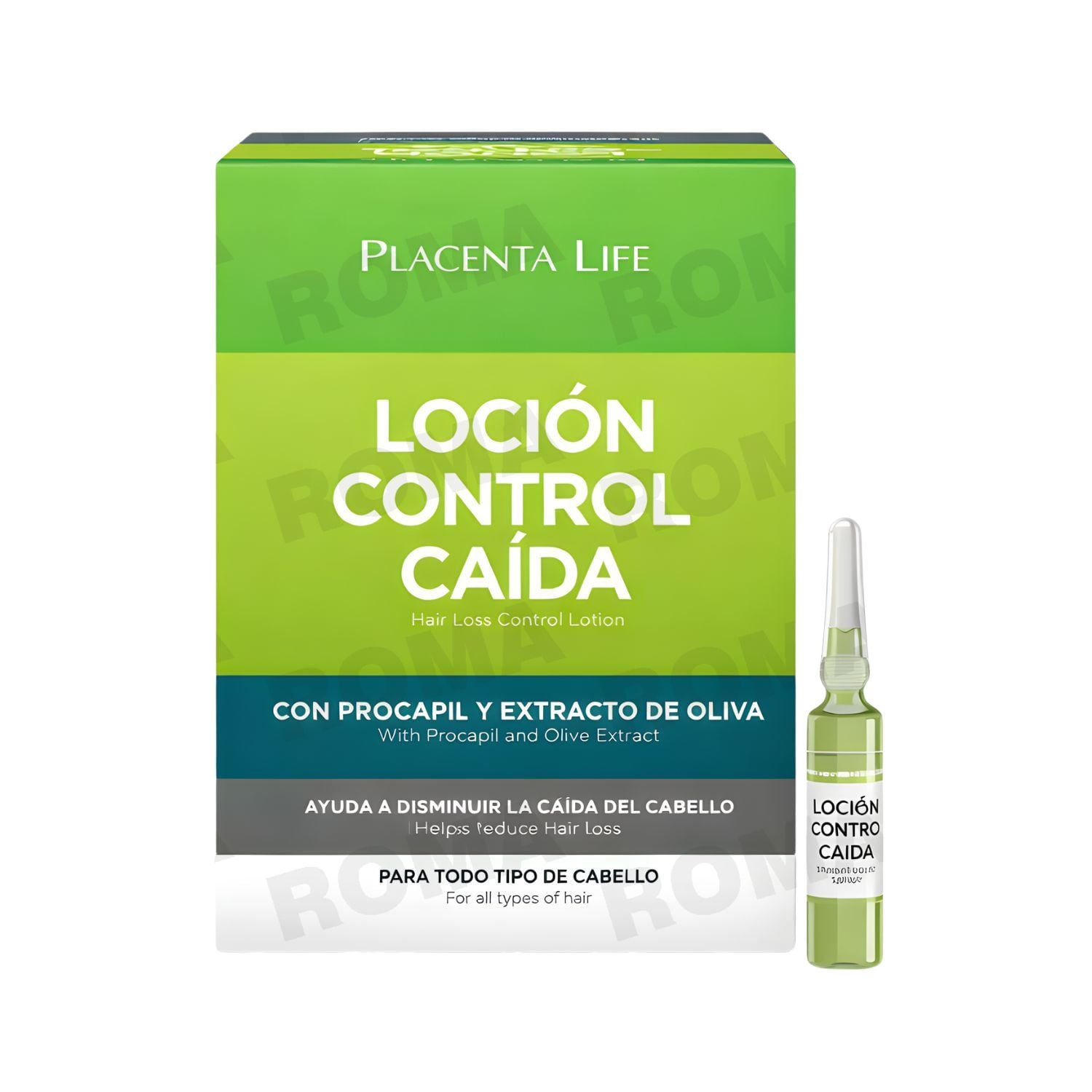 LOCION CONTROL DE CAIDA 13ML PLACENTA LIFE - 1