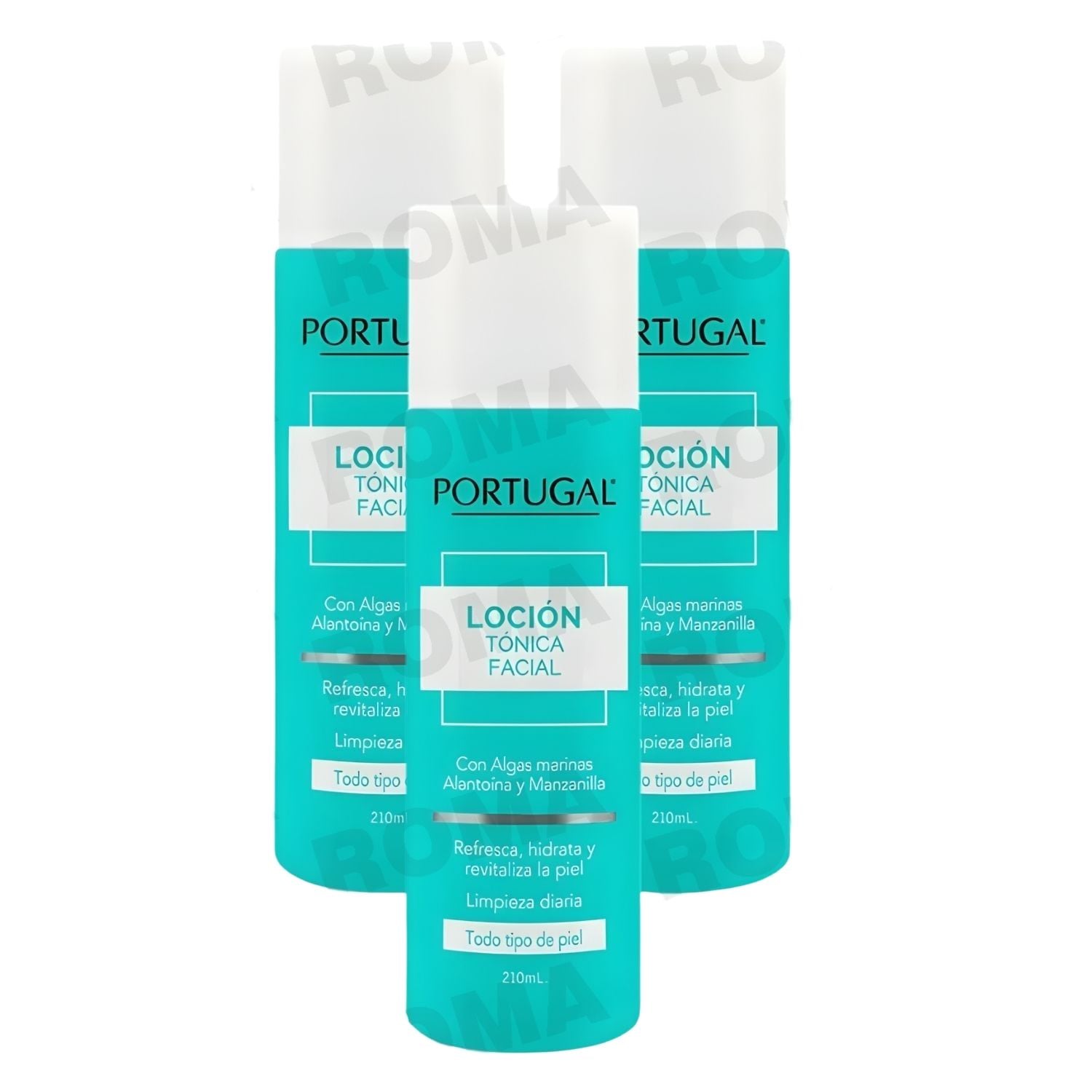PACK 3 LOCIÓN TÓNICA FACIAL 210ML PORTUGAL - 1