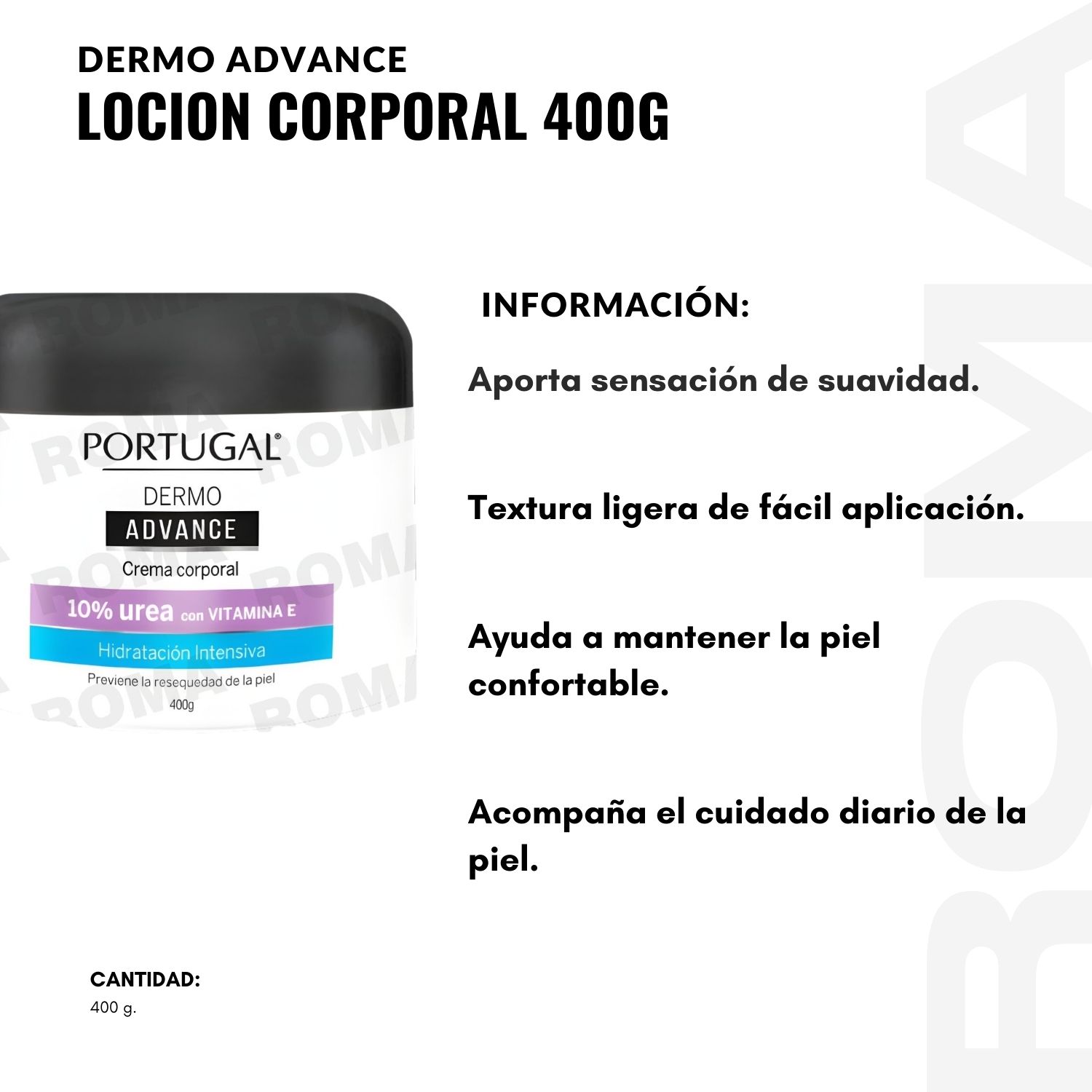 DERMO ADVANCE LOCIÓN CORPORAL 400G PORTUGAL - 2